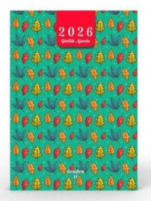 Denden 2026 Ajanda Yapraklar Yeşil DD-019 - 1