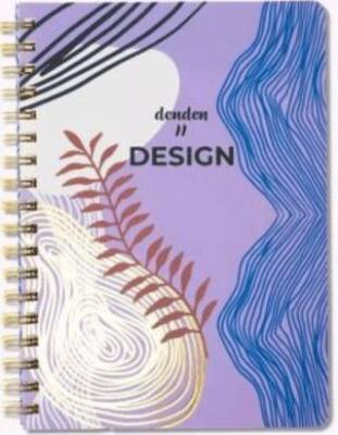 Denden Redactar Mor 17x24 Defter Spiralli 224 Sayfa Sert Kapak - 1