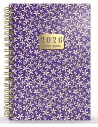 Denden Spiralli 2026 Flowers Ajanda 1 DD-020 - Başka Defter