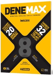 Denemax 8. Sınıf İngilizce 20`li Akıllı Deneme - Hız Yayınları