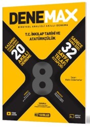 Denemax 8. Sınıf T.C. İnkilap Tarihi ve Atatürkçülük 20`li Akıllı Deneme - Hız Yayınları