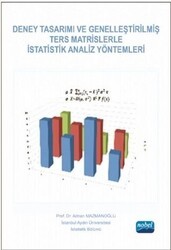 Deney Tasarımı ve Genelleştirilmiş Ters Matrislerle İstatistik Analiz Yöntemleri - Nobel Akademik Yayıncılık