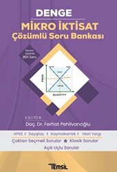 Temsil Kitap Denge Mikro İktisat Çözümlü Soru Bankası - Temsil Kitap