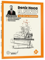 Deniz Hoca 9. Sınıf Türk Dili ve Edebiyatı Konu Anlatım Kitabı - KR Akademi Yayınları