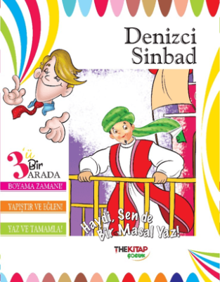 Denizci Sinbad Üçü Bir Arada Etkinlik Kitabı - 1