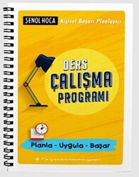 Şenol Hoca Yayınları Ders Çalışma Programı - Şenol Hoca Yayınları