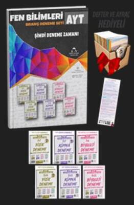 Ders Ortamı Yayınları 2025 AYT Fen Bilimleri 6 Fasikül 42 Deneme Sınavı Seti + Defter Hediyeli - 1