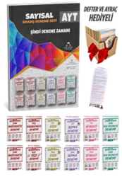 Ders Ortamı Yayınları 2025 AYT Sayısal 12 Fasikül 56 Deneme Sınavı Seti + Defter Hediyeli - Ders Ortamı Yayınları