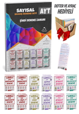 Ders Ortamı Yayınları 2025 AYT Sayısal 12 Fasikül 56 Deneme Sınavı Seti + Defter Hediyeli - 1