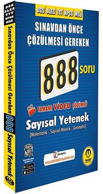 Tasarı Eğitim Yayınları DGS ALES Video Çözümlü 888 Sayısal Soru Bankası - 1