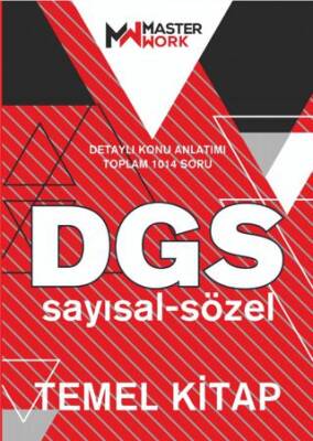 DGS Temel Kitap Sayısal-Sözel Detaylı Konu Anlatımı - 1