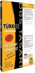 Tasarı Eğitim Yayınları DGS Türkçe Yaprak Test - Tasarı Eğitim Yayınları