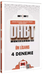 DHBT 1 - DHBT 2 Ön Lisans 4 Deneme Sınavı - Yargı Yayınevi