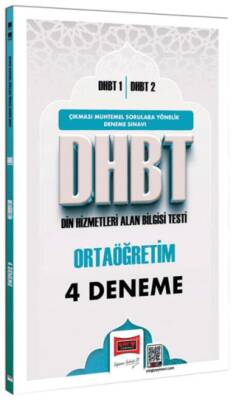 DHBT 1 - DHBT 2 Ortaöğretim 4 Deneme Sınavı - 1