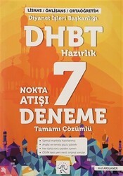 Arif Hocam Yayınları DHBT Hazırlık Nokta Atışı 7 Deneme Tamamı Çözümlü - Arif Hocam Yayınları