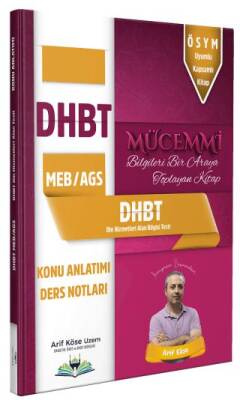 DHBT MEB-AGS Mücemmi Konu Anlatımı Ders Notları - 1