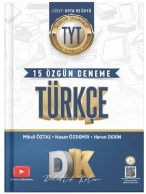 Didaktik Kalem Yayınları TYT Türkçe 15 Deneme - 1