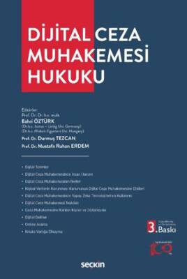 Dijital Ceza Muhakemesi Hukuku - 1