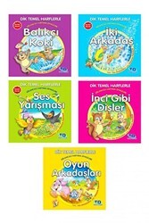 Dik ve Temel Harflerle Eğlenceli Hayvan Öyküleri 5 Kitap Takım - Tandem Yayınları