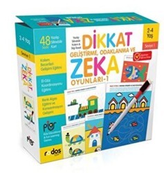 Dikkat Geliştirme, Odaklanma ve Zeka Oyunları - Seviye 1 - Piar Kids