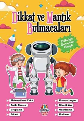 Dikkat Ve Mantık Bulmacaları - Pembe Kitap - 1