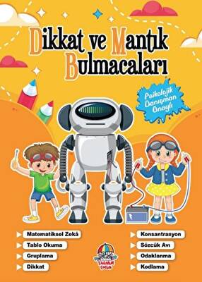 Dikkat Ve Mantık Bulmacaları - Turuncu Kitap - 1