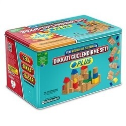 Dikkati Güçlendirme Seti Plus 11 Yaş Metal Kutu - Materyalli - Adeda Yayınları