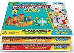 Dikkati Güçlendirme Seti Plus 3 Kitap Materyalsiz - 4 Yaş - Adeda Yayınları