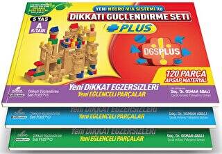 Dikkati Güçlendirme Seti Plus 3 Kitap Materyalsiz - 5 Yaş - 1