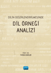 Dilin Değerlendirilmesinde Dil Örneği Analizi - Nobel Akademik Yayıncılık