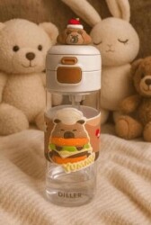 Dıller D2551 600 Ml Boyun Askılı Trıtan Su Matarası - Vagonlife