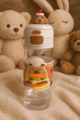 Dıller D2551 600 Ml Boyun Askılı Trıtan Su Matarası - 1