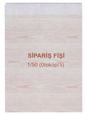 Dilman Sipariş Fişi 2-50 3 Nüsha Otokopili - 1
