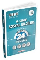 Dinamo Yayınları 6. Sınıf Sosyal Bilgiler 24`lü Sarmal Deneme - Dinamo Yayınları