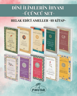 Dini İlimlerin İhyası Üçüncü Set Helak Edici Ameller 10 kitap - 1