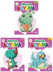 Dinozor Boyama Seti 3 Kitap - Dokuz Çocuk
