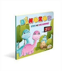 Dinozor Dino ve Kız Kardeşi - 0-6 Yaş Yayınları