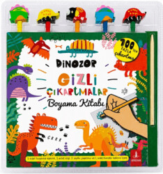 Dinozor Gizli Çıkartmalar Boyama Kitabı - Büyülü Fener Yayınları