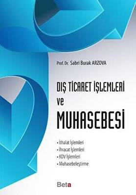 Dış Ticaret İşlemleri ve Muhasebesi - 1