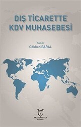 Dış Ticarette KDV Muhasebesi - Akademisyen Kitabevi