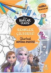 Disney Karlar Ülkesi - Renkler Çıldırdı! Çıkartmalı Boyama Partisi - Doğan Çocuk