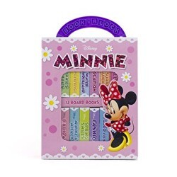 Disney Minnie Mouse - My First Library Board Book Block 12-Book Set - Pi Kids