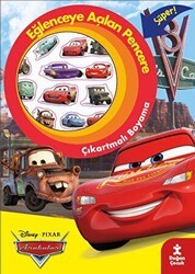 Disney Pixar Arabalar Eğlenceye Açılan Pencere Çıkartmalı Boyama Kitabı - Doğan Çocuk