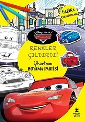 Disney Pixar Arabalar - Renkler Çıldırdı! Çıkartmalı Boyama Partisi - Doğan Çocuk