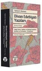 Divan Edebiyatı Yazıları - Birinci Kitap - Büyüyen Ay Yayınları