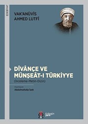 Divançe Ve Münşeat-ı Türkiyye - DBY Yayınları