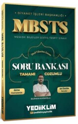 Diyanet İşleri Başkanlığı MBSTS Tamamı Çözümlü Soru Bankası - Yediiklim Yayınları