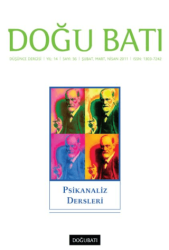 Doğu Batı Düşünce Dergisi Sayı: 56 Psikanaliz Dersleri - Doğu Batı Dergileri