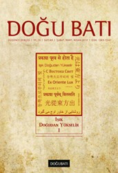 Doğu Batı Düşünce Dergisi Sayı: 60 Işık Doğudan Yükselir 1 - Doğu Batı Dergileri