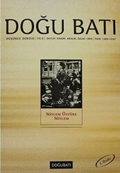Doğu Batı Düşünce Dergisi Sayı: 9 Söylem Üstüne Söylem - Doğu Batı Dergileri